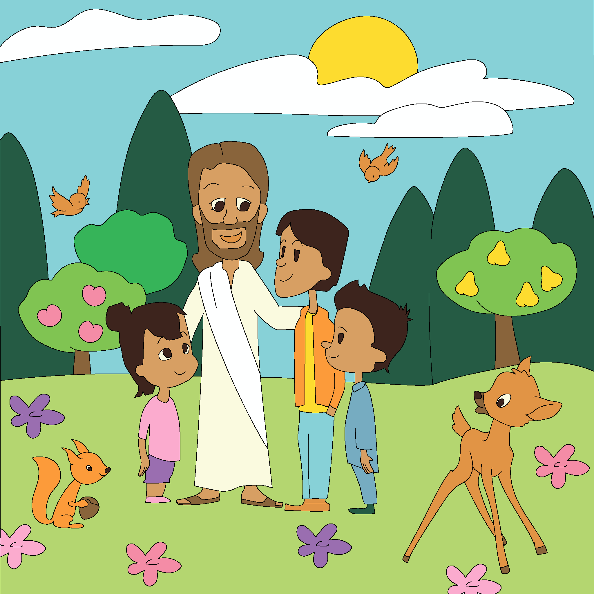 Jesús ama a todos los niños.