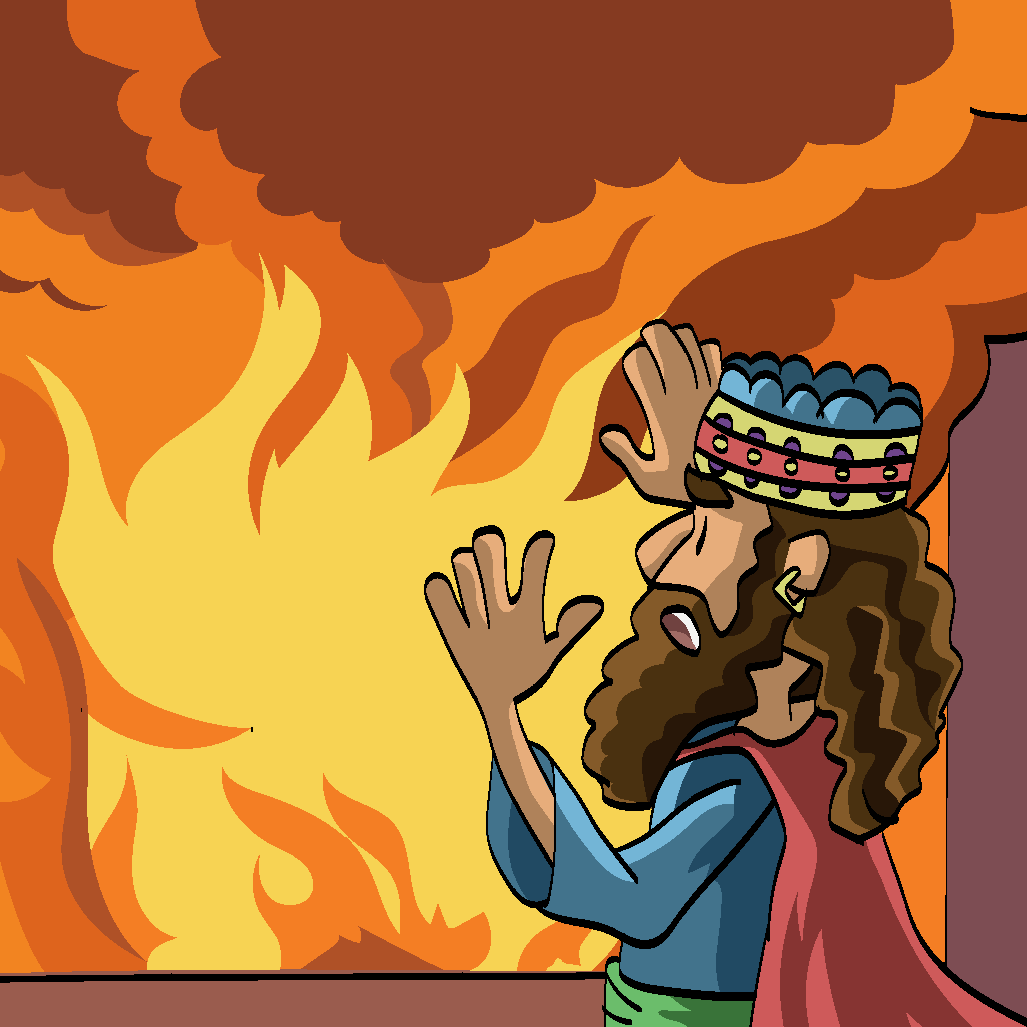 Shadrach, Meshach, and Abednego in the Fiery Furnace