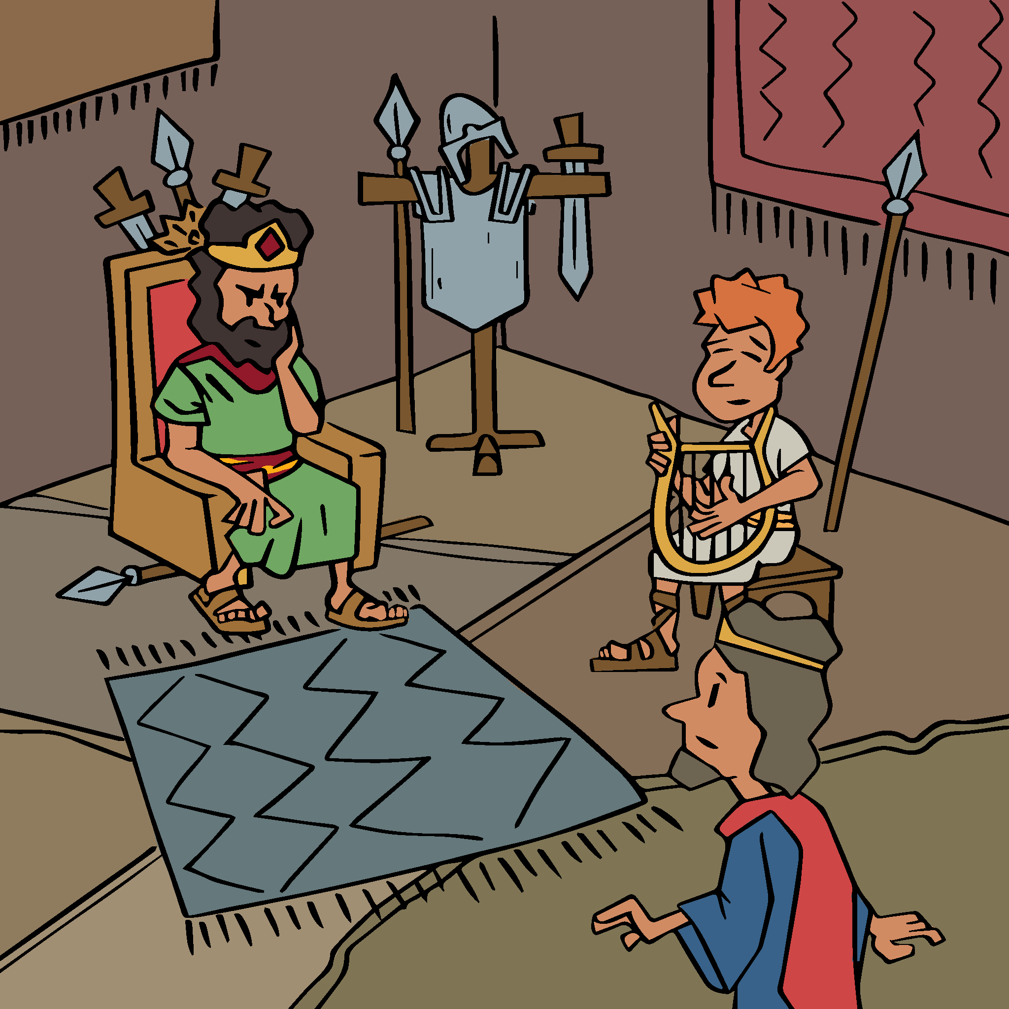 King Saul Is Jealous of David