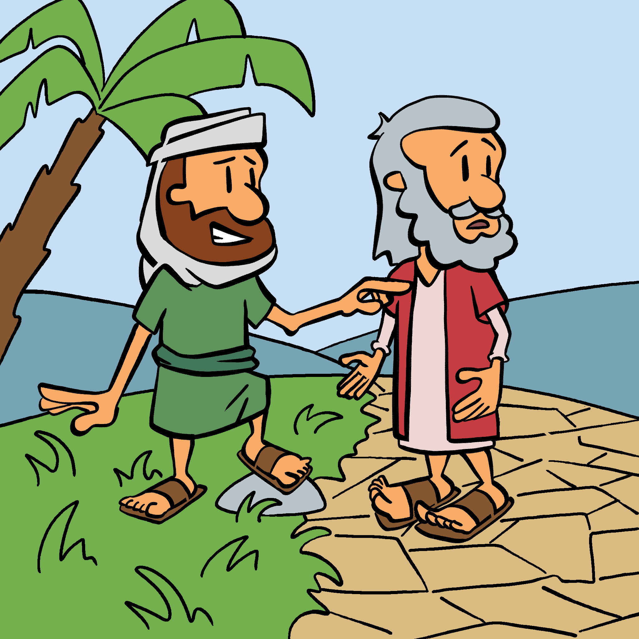 Abram and Lot's choice of land