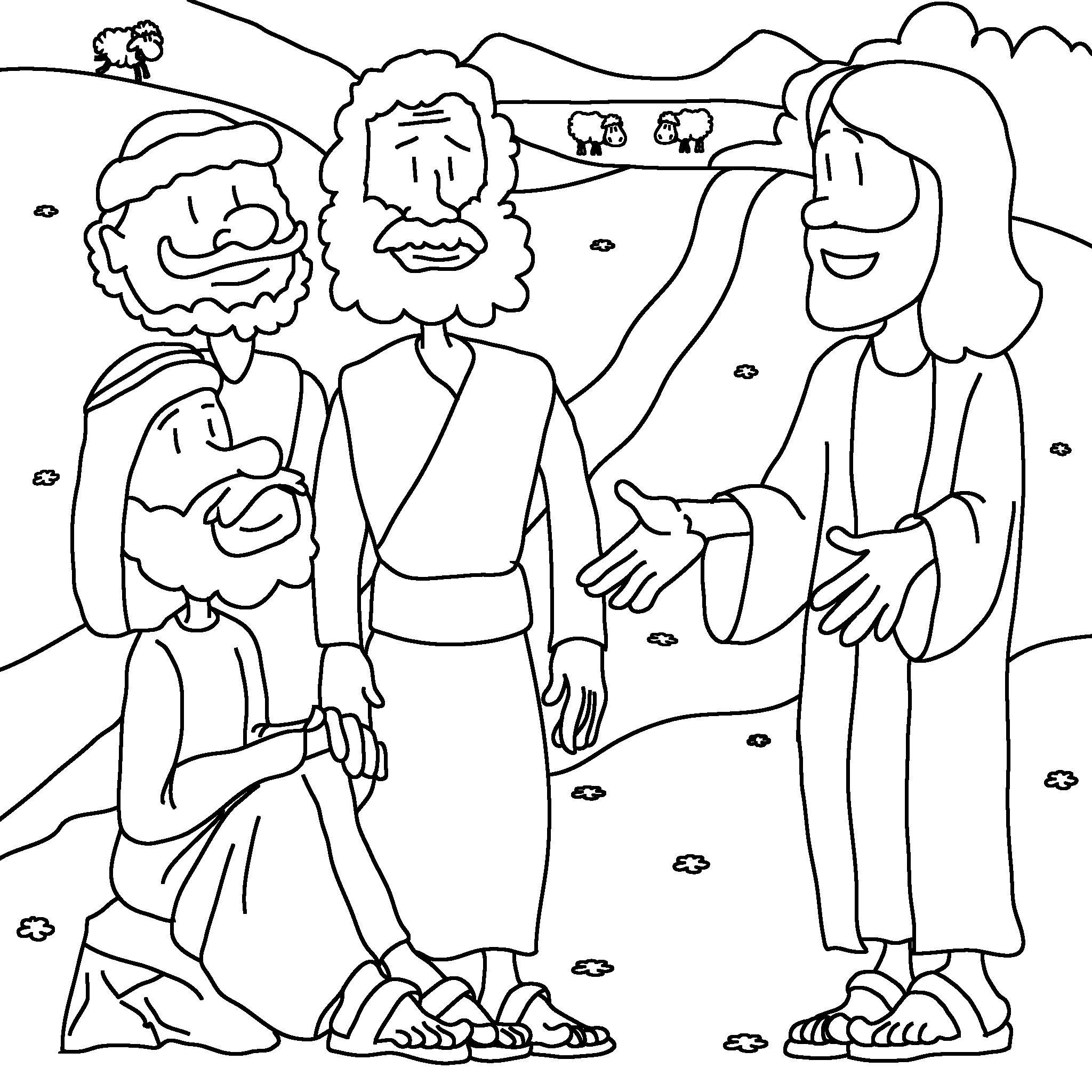 Jesus erklärt das Gleichnis vom Sämann.