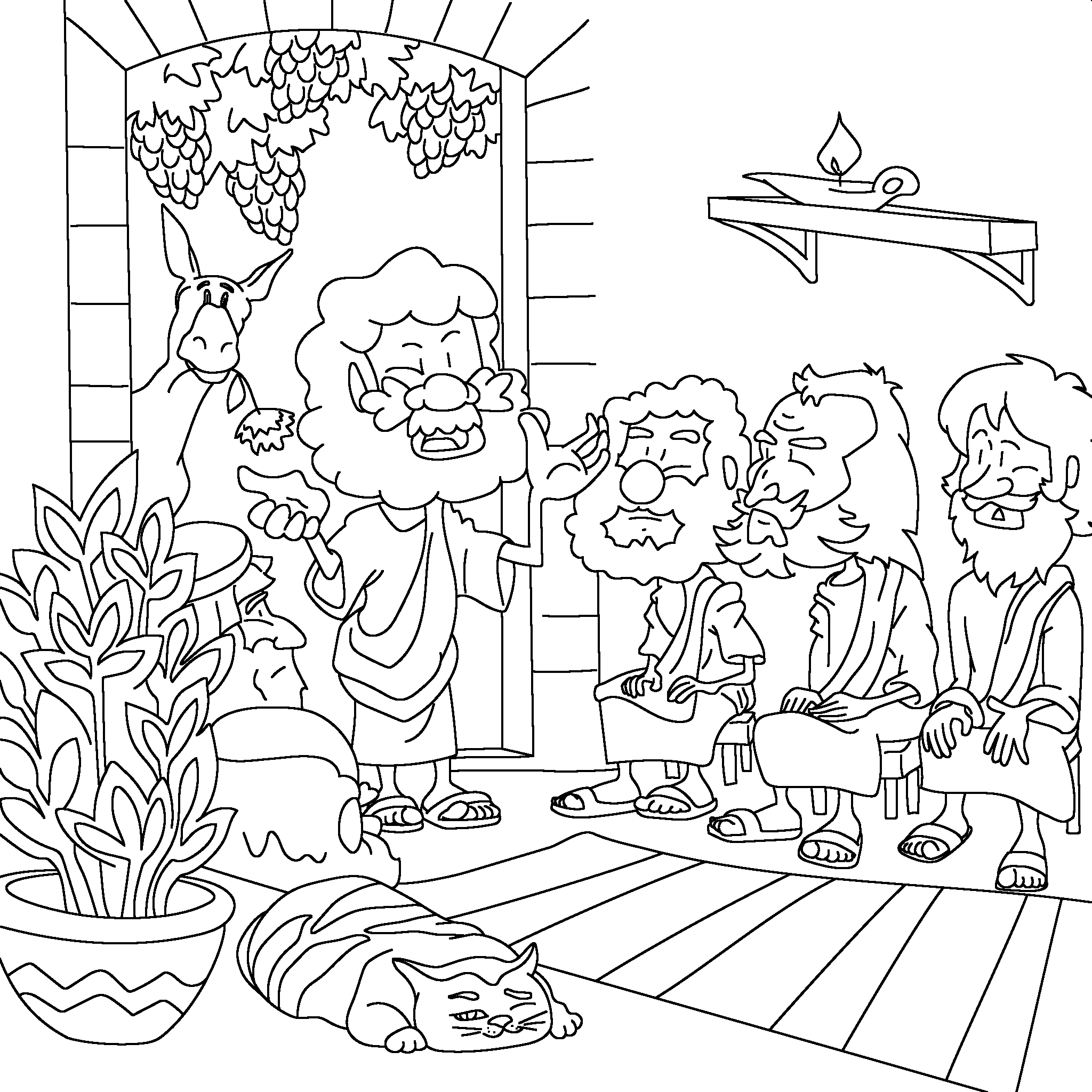 Peter tells people about Jesus
