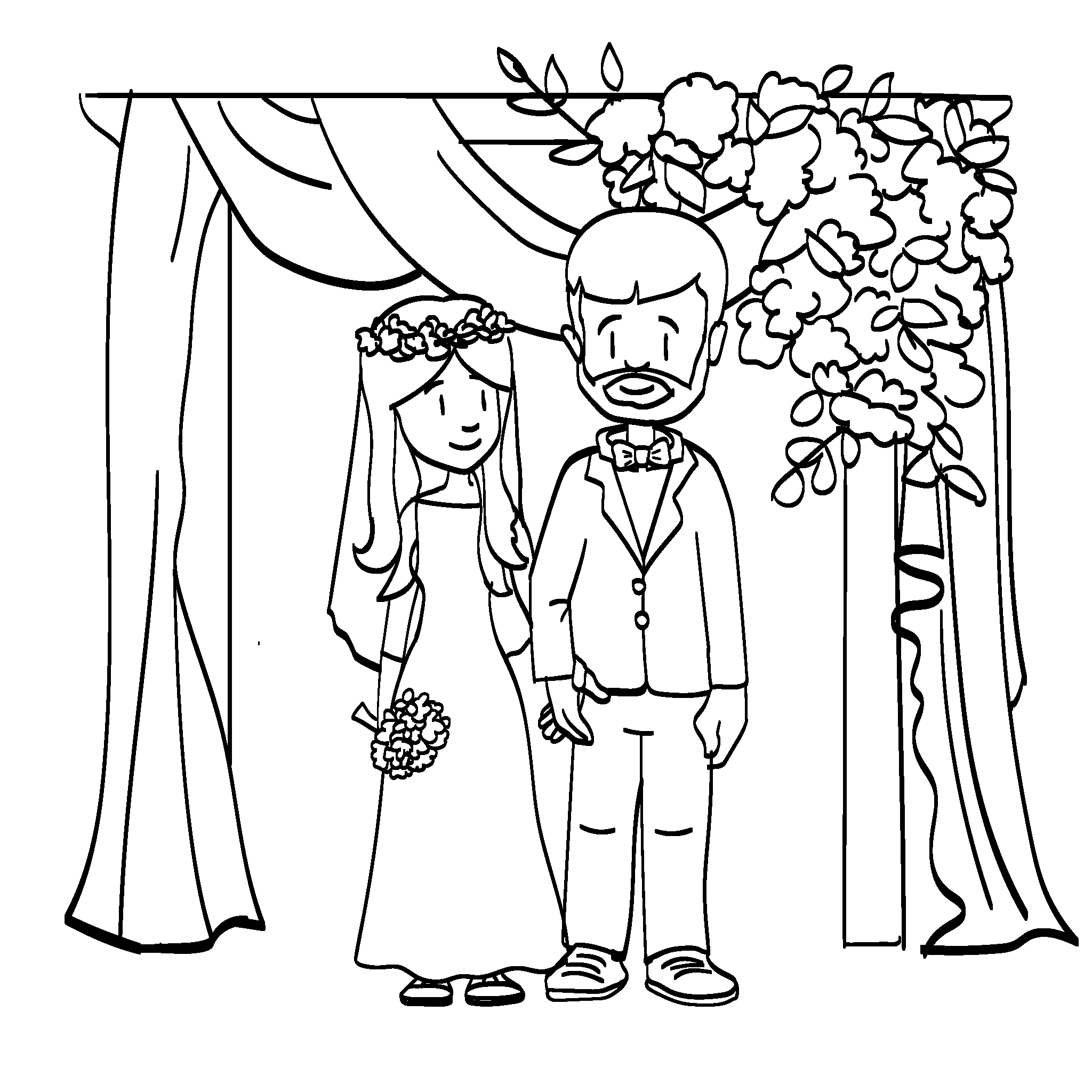 Jesus at the wedding feast