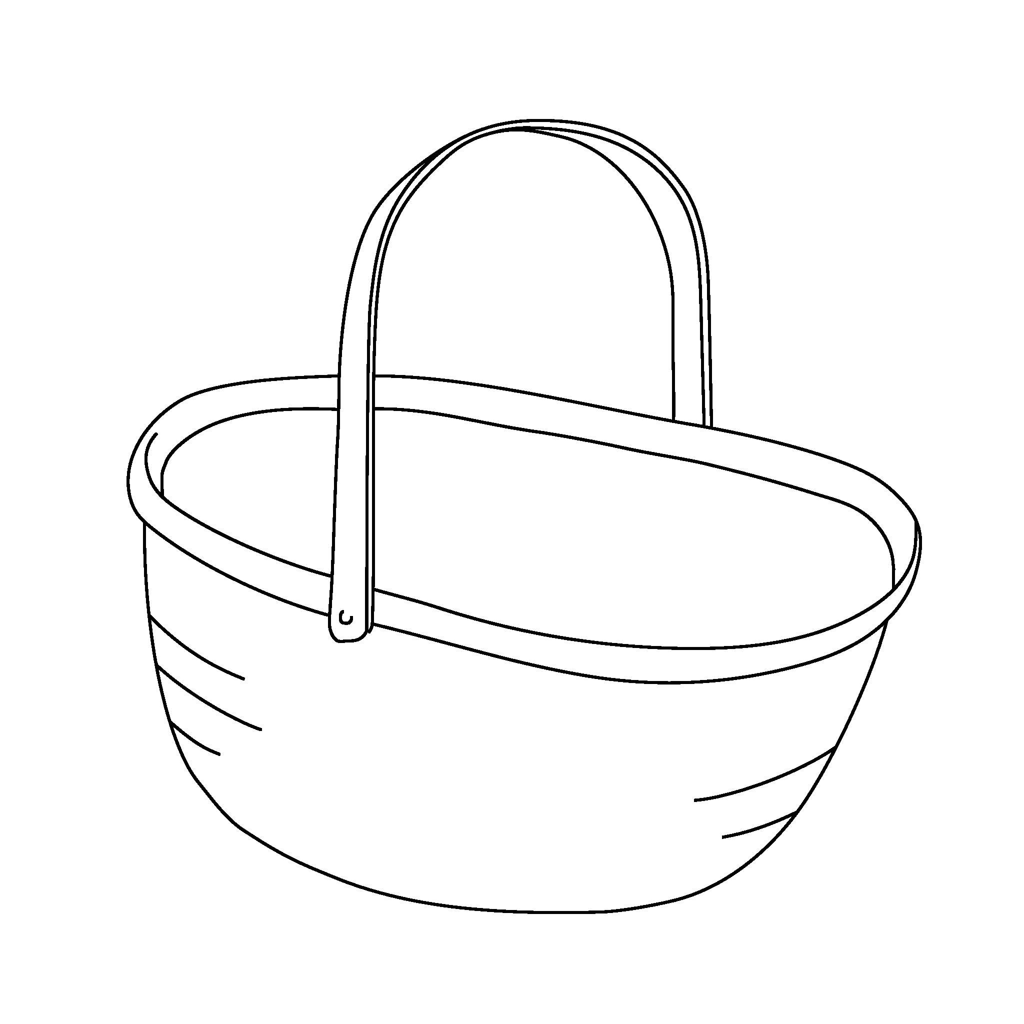 Jesus feeds a crowd with loaves and basket