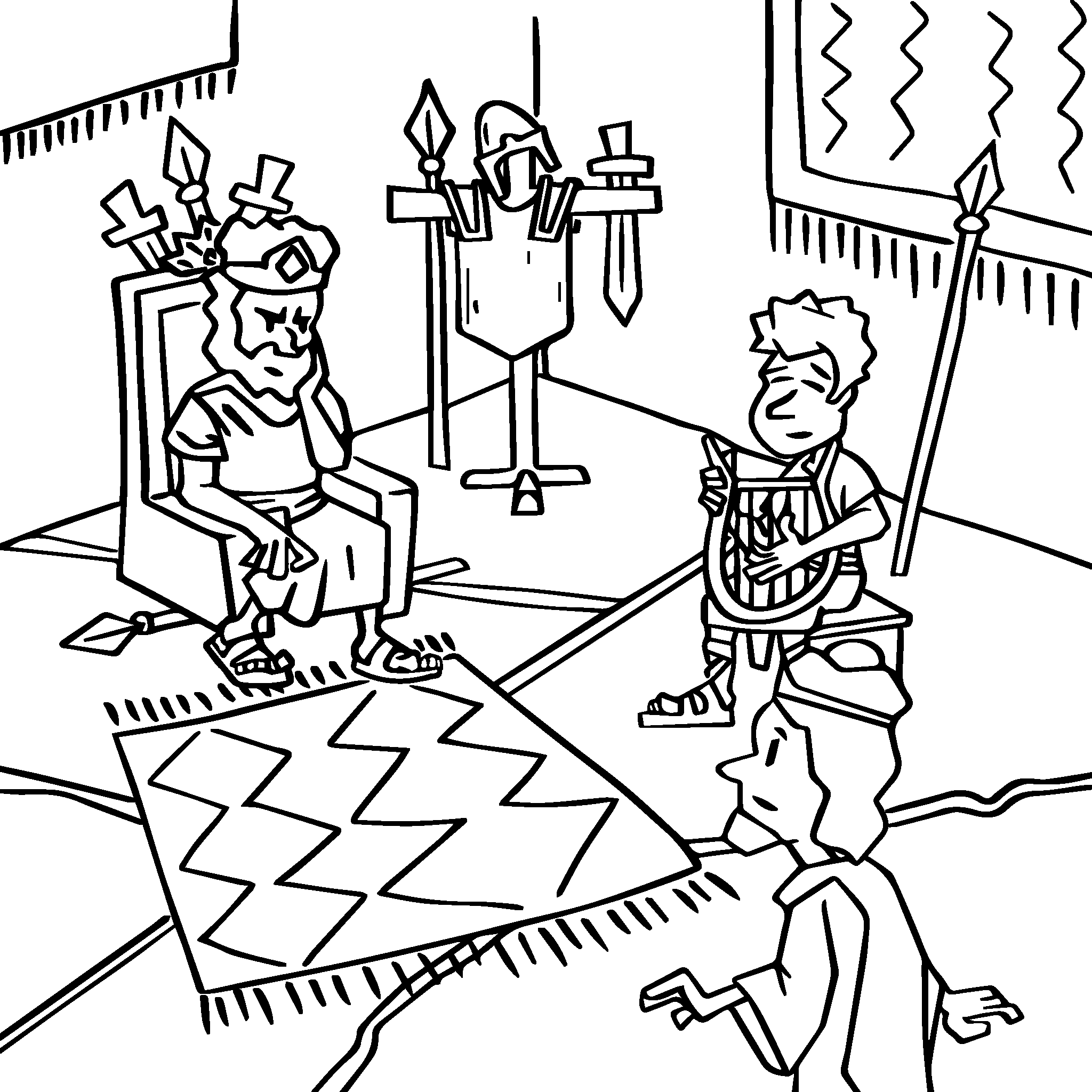 King Saul Is Jealous of David