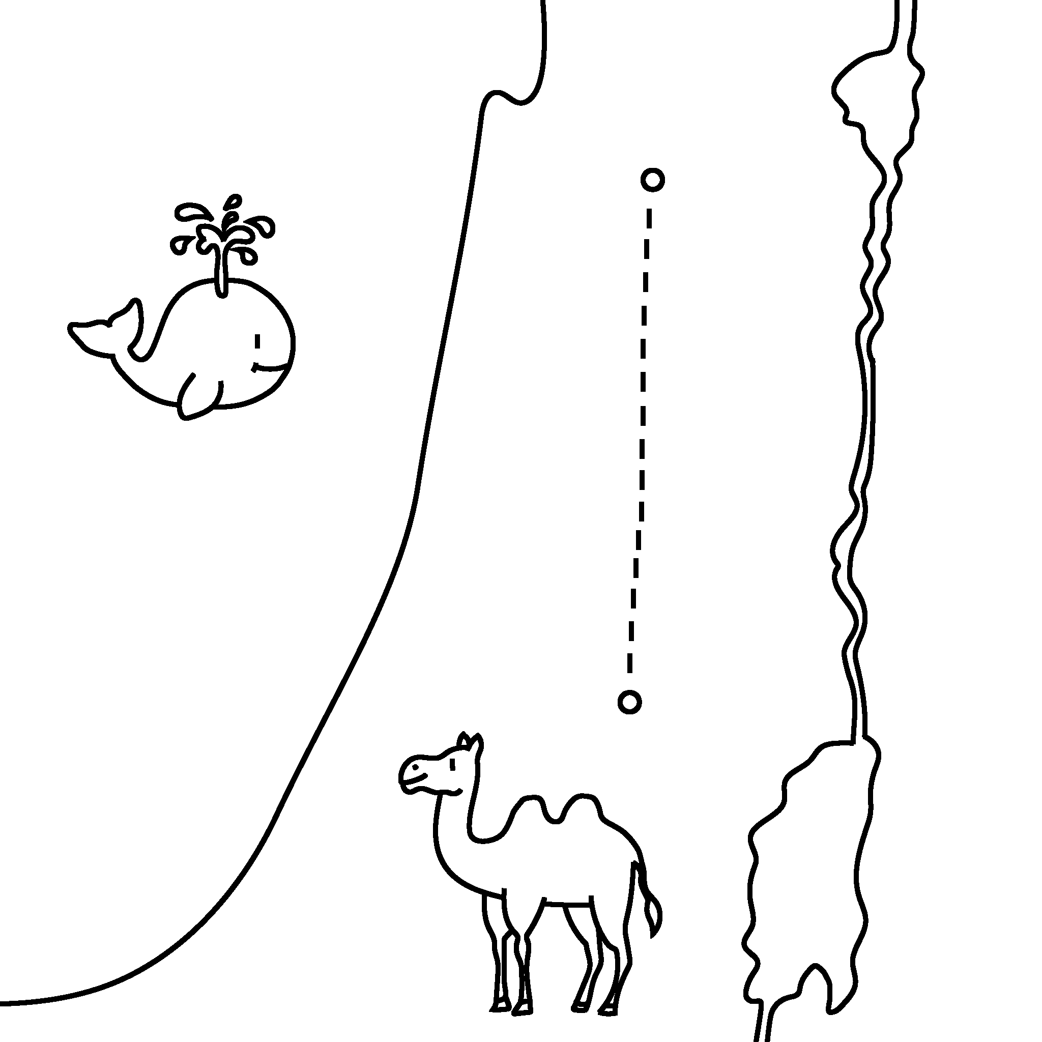 Karte von Nazareth nach Bethlehem